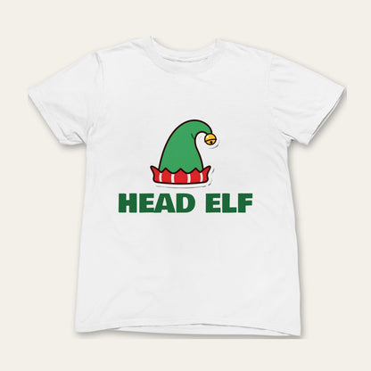 Head Elf & Elf in Training Christmas matching set grown-up t-shirt