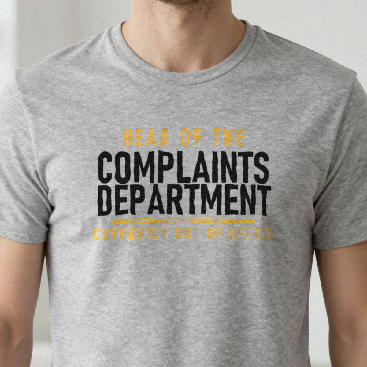 Head Of The Complaints Department Funny Dad T-Shirt & Sweatshirt in another colour