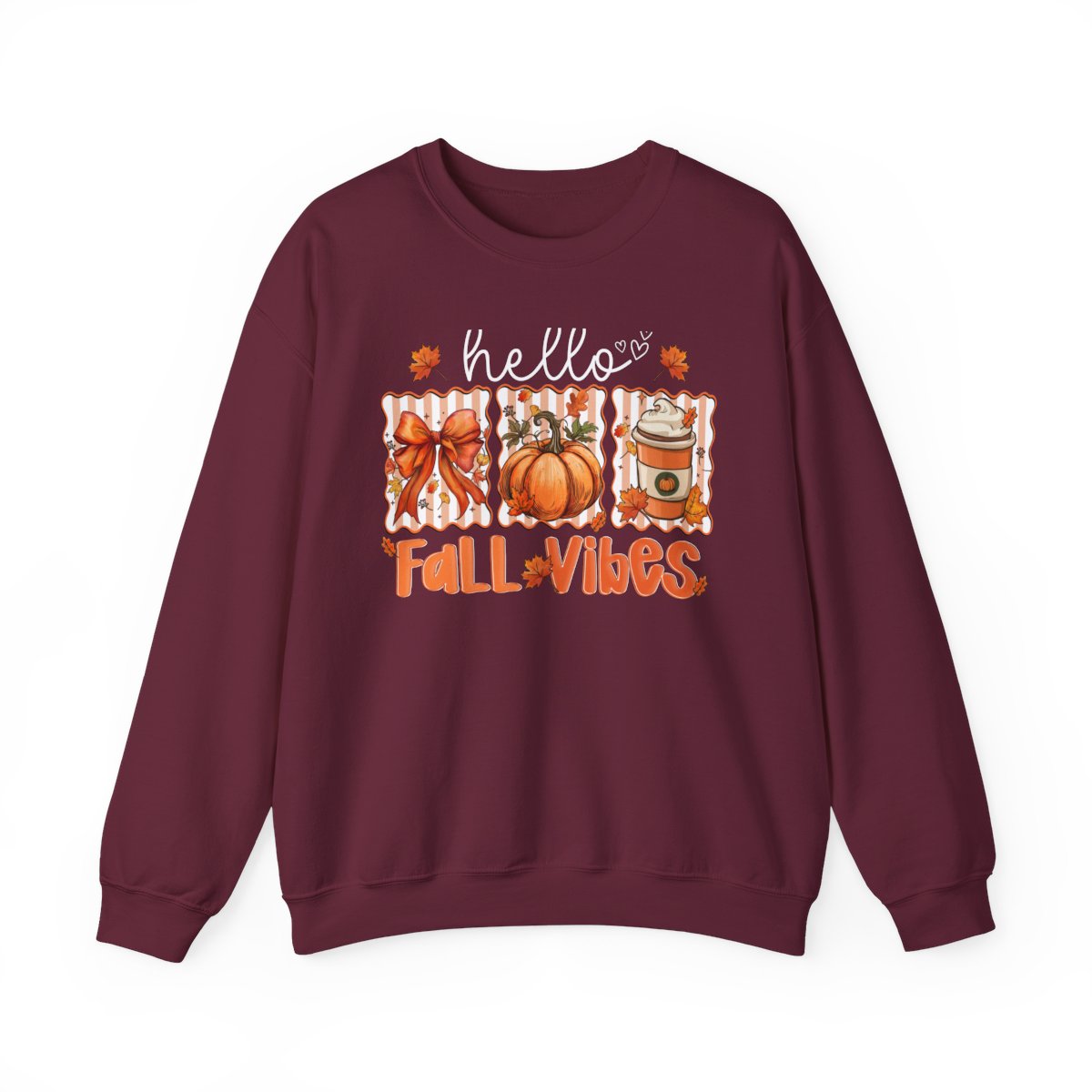 Hello Fall Vibes Sweatshirt - funny sweatshirt by Cheeky Business