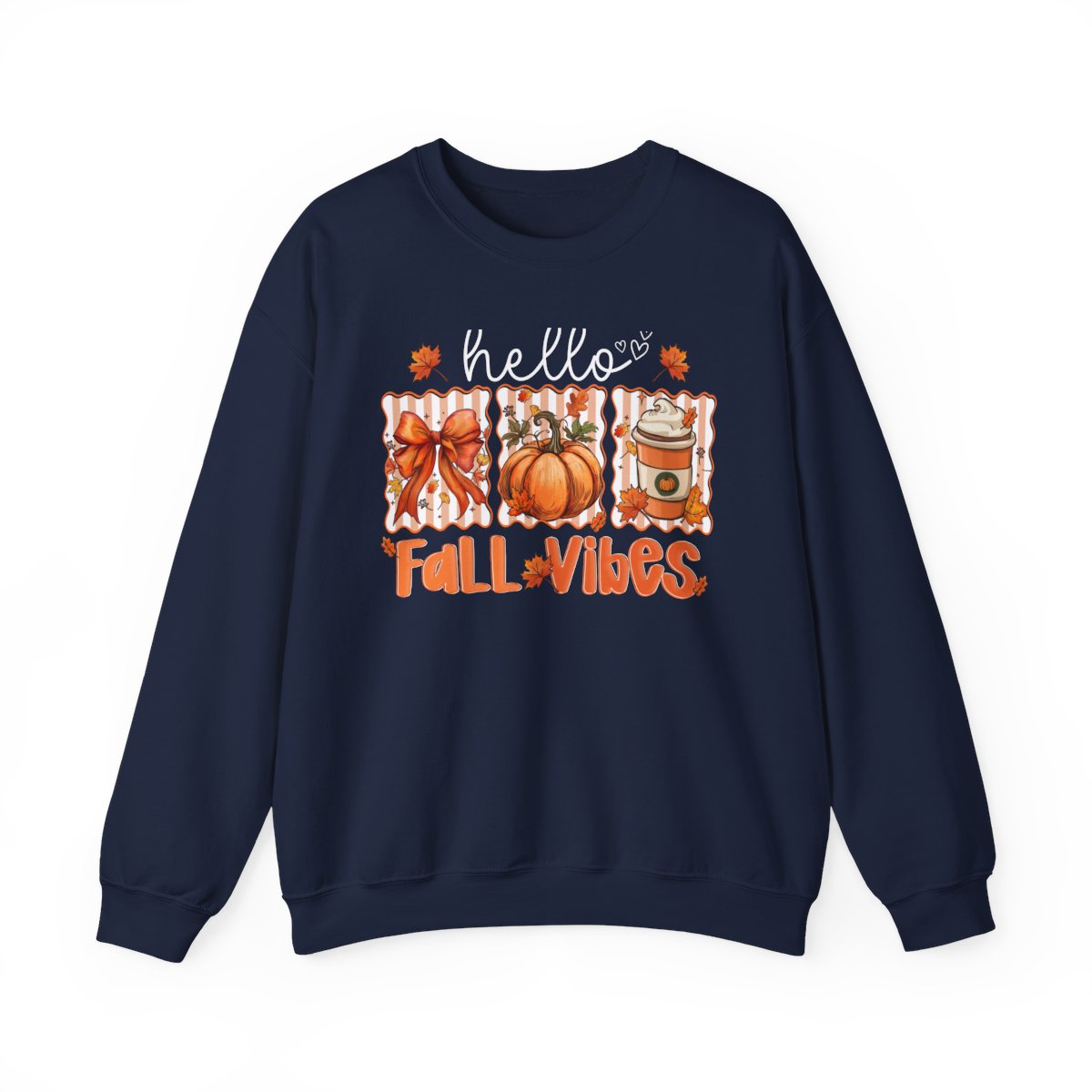 Hello Fall Vibes Sweatshirt - funny sweatshirt by Cheeky Business