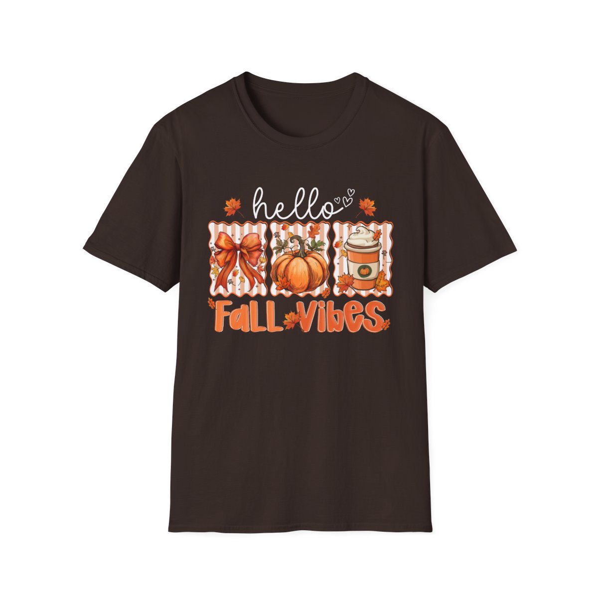 Hello Fall Vibes T-Shirt - funny t-shirt by Cheeky Business
