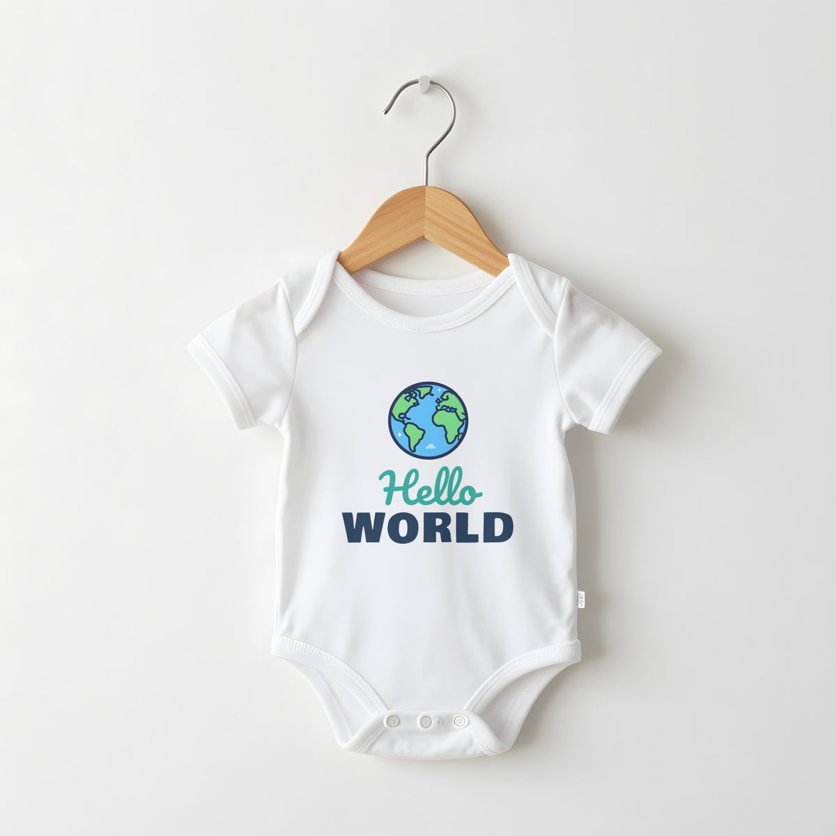 Hello World funny baby grow