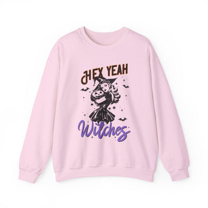 Hex Yeah Witches Halloween Sweatshirt - funny sweatshirt by Cheeky Business