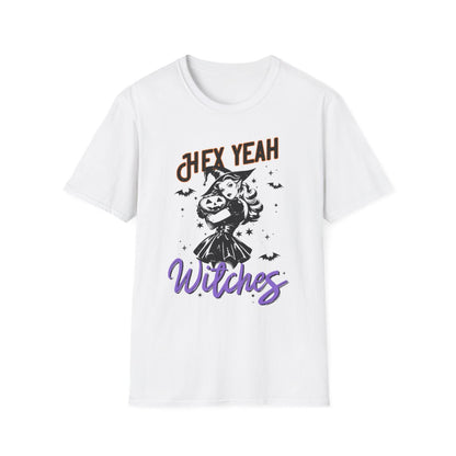 Hex Yeah Witches Halloween T-Shirt - funny t-shirt by Cheeky Business