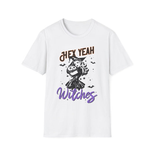 Hex Yeah Witches Halloween T-Shirt - funny t-shirt by Cheeky Business