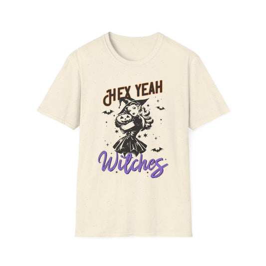 Hex Yeah Witches Halloween T-Shirt - funny t-shirt by Cheeky Business