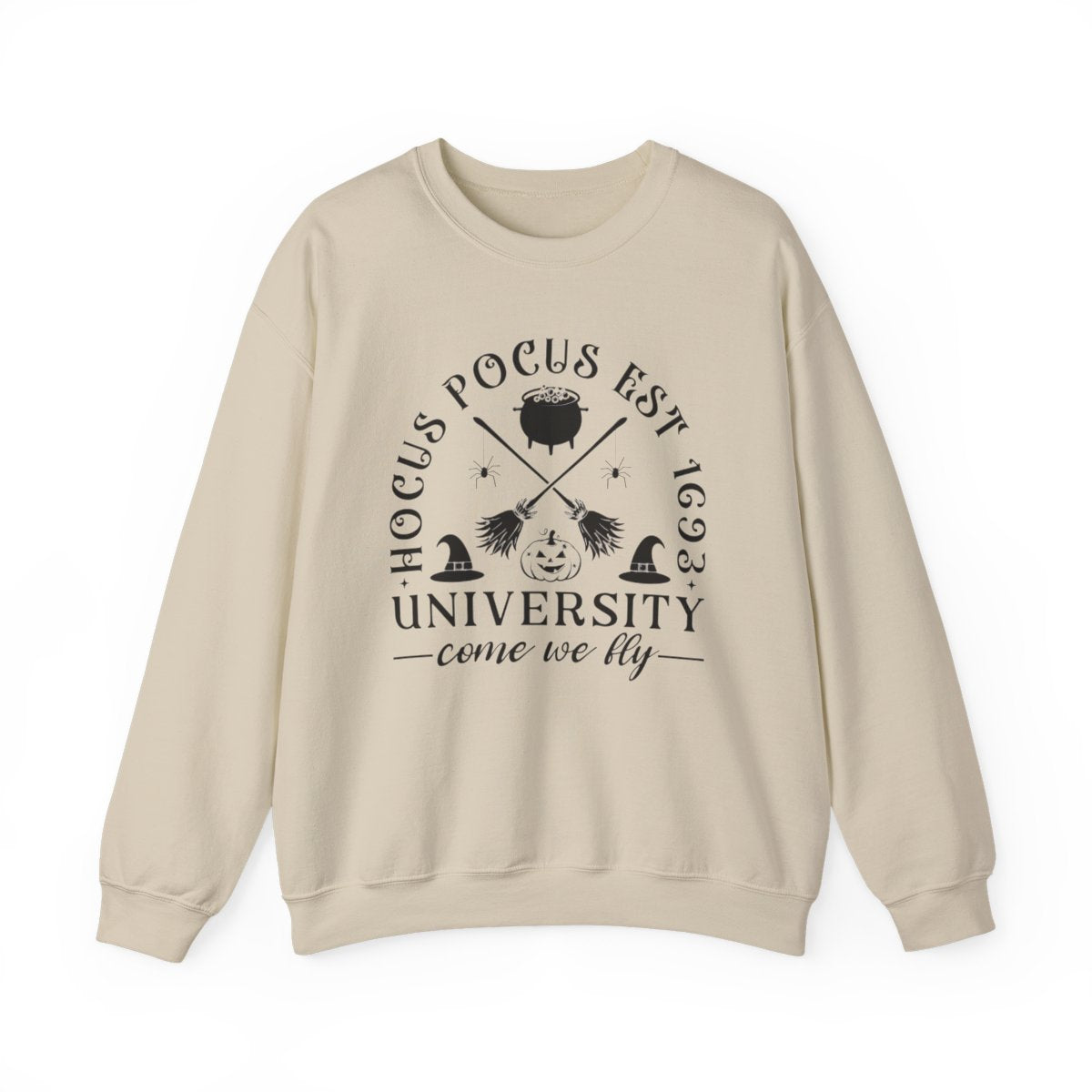 Witch University Halloween Sweatshirt - funny sweatshirt by Cheeky Business