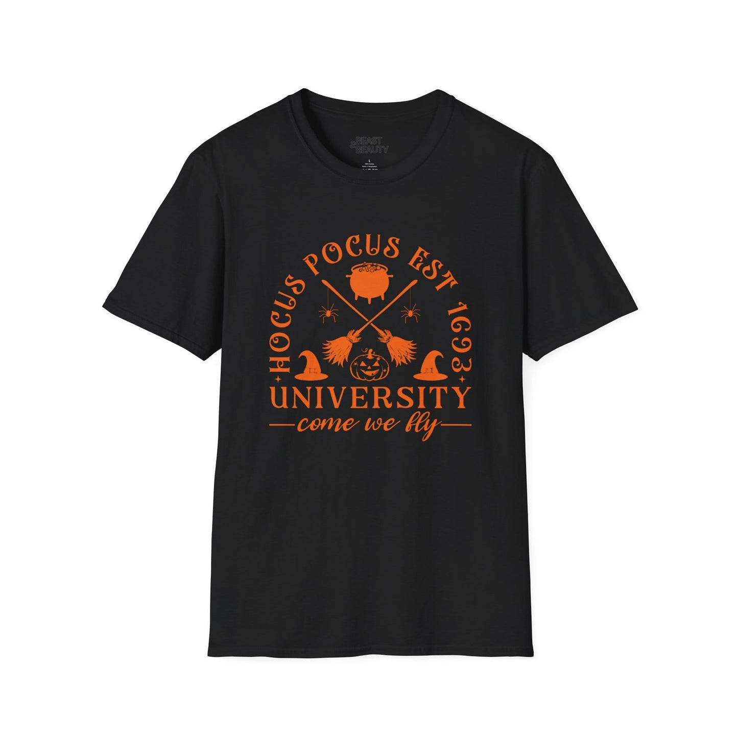 hocus pocus university halloween t-shirt t-shirt alternate colour product image