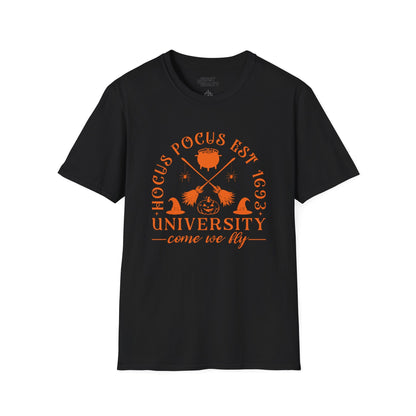 hocus pocus university halloween t-shirt t-shirt alternate colour product image