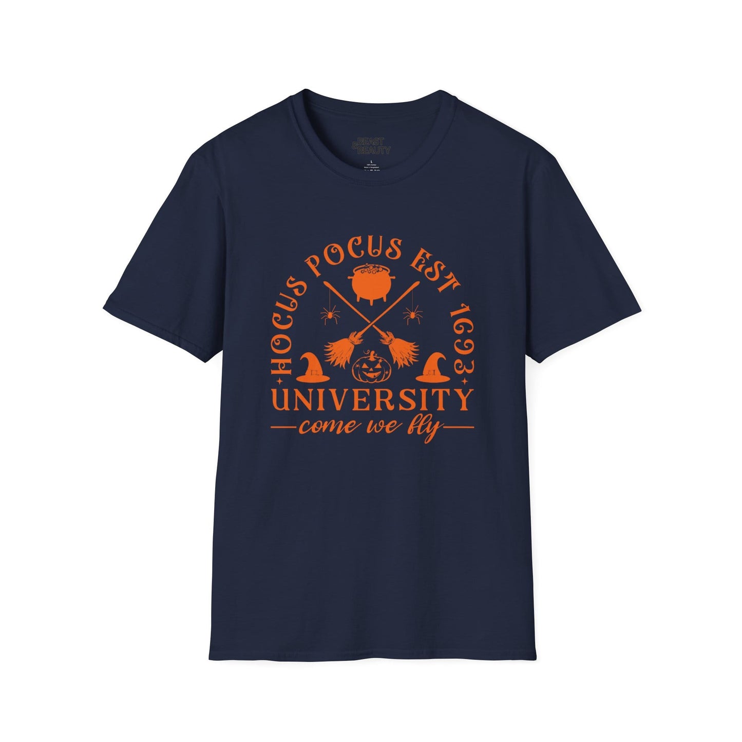 hocus pocus university halloween t-shirt t-shirt front product image