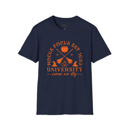 hocus pocus university halloween t-shirt t-shirt front product image