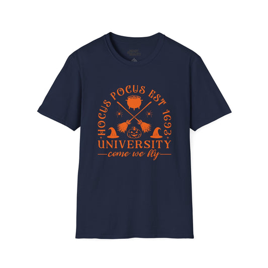 hocus pocus university halloween t-shirt t-shirt front product image