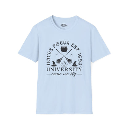 hocus pocus university witchy halloween t-shirt t-shirt third colour product image
