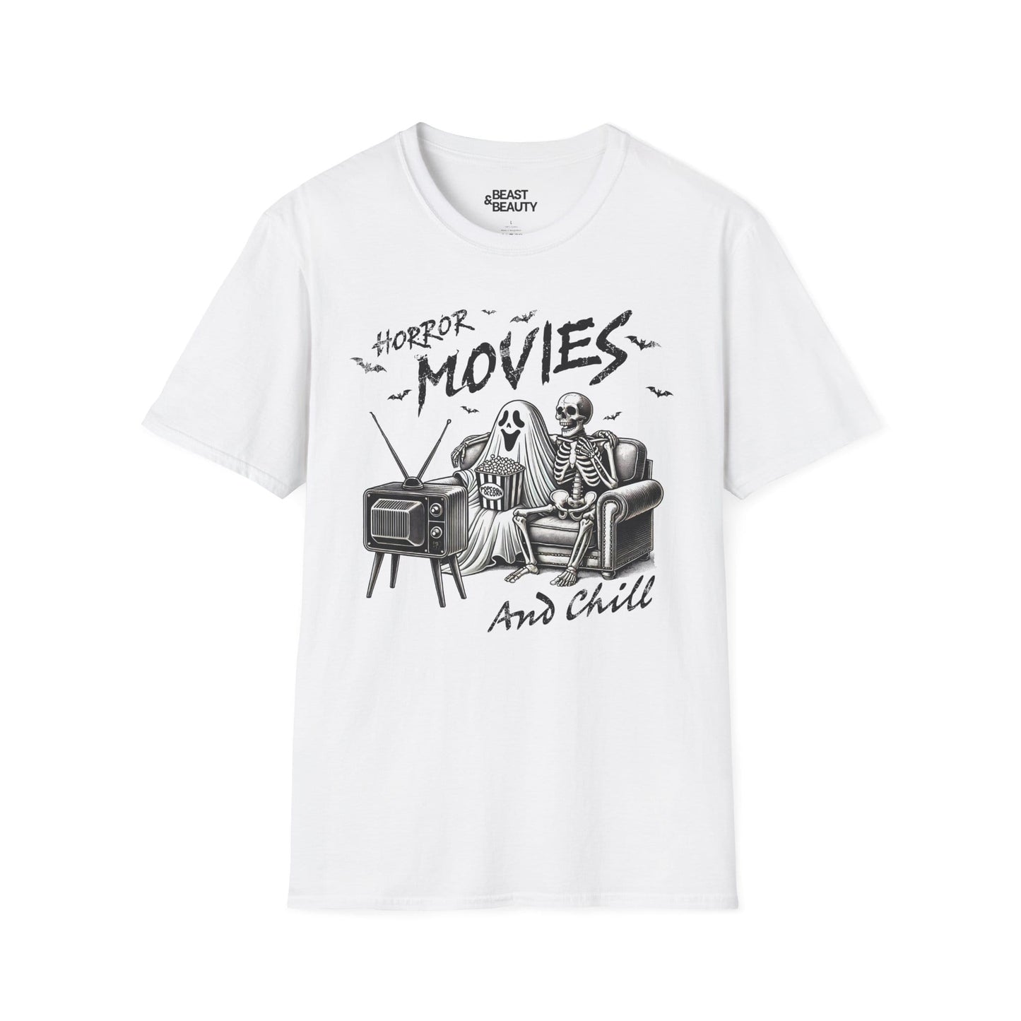 Horror Movies and Chill Graphic T-Shirt t-shirt product image 2 from Beast and Beauty