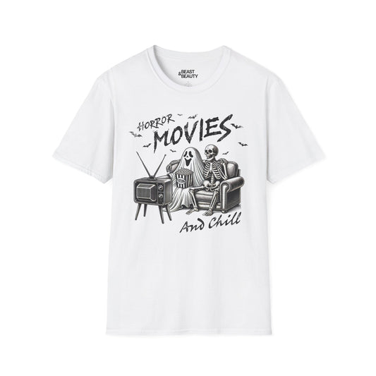 Horror Movies and Chill Graphic T-Shirt t-shirt product image 2 from Beast and Beauty