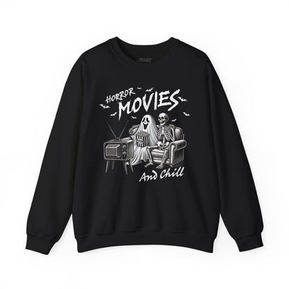 Horror Movies And Chill Halloween Sweatshirt sweatshirt product image 5 from Beast and Beauty