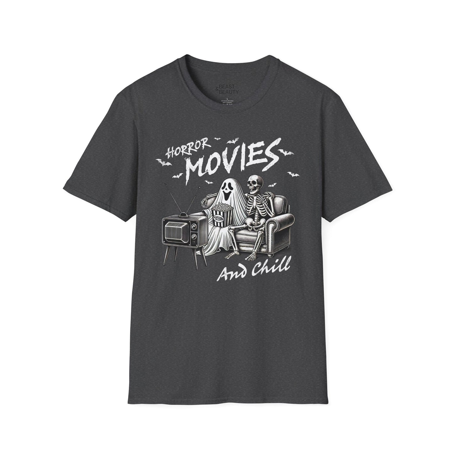 horror movies and chill halloween t-shirt t-shirt fourth colour product image