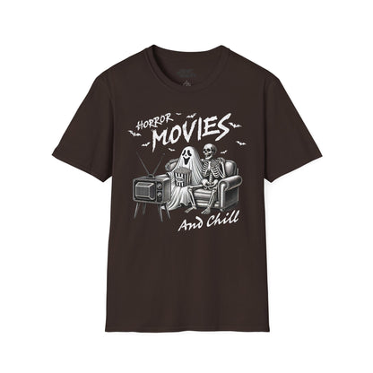horror movies and chill halloween t-shirt t-shirt third colour product image
