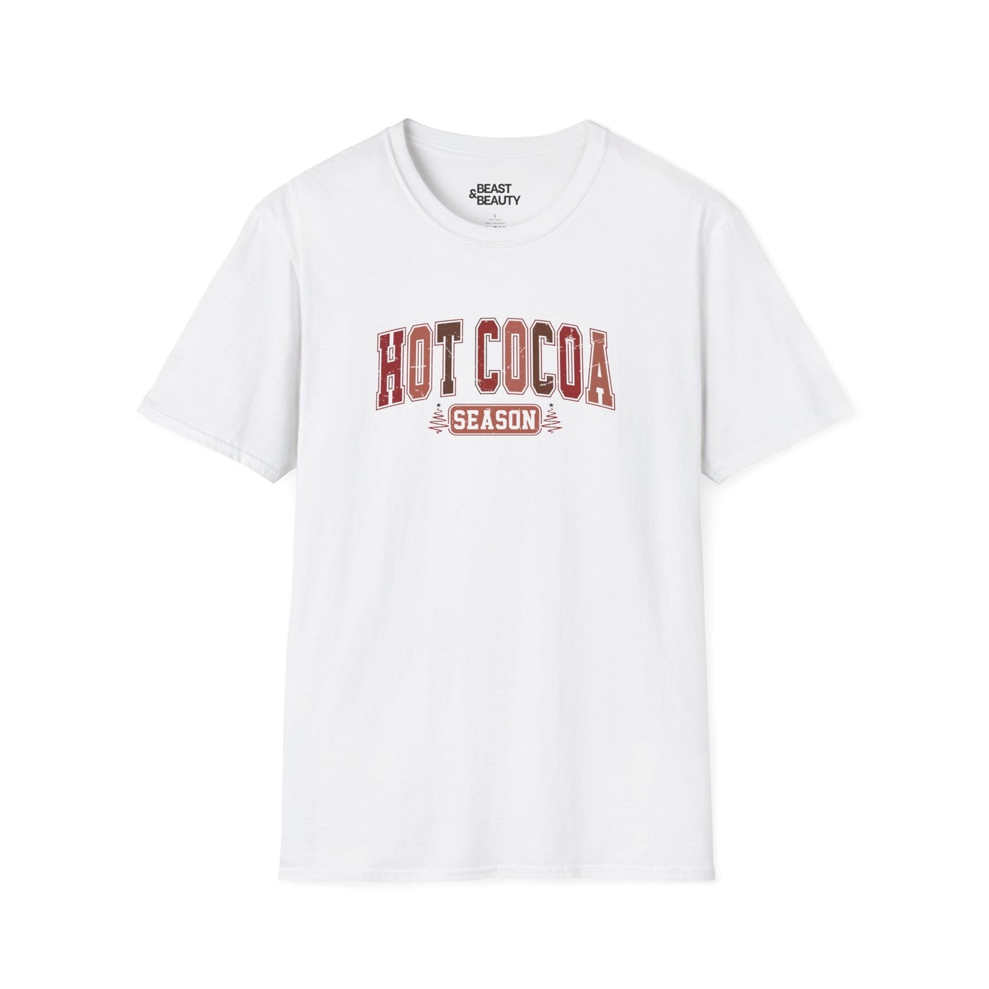 hot cocoa season t-shirt white t-shirt Christmas gift idea