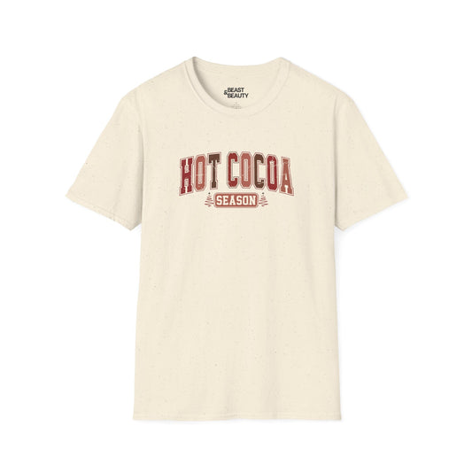 hot cocoa season t-shirt natural t-shirt Christmas gift idea