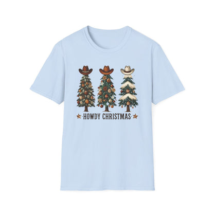 Howdy Christmas Cowboy T-Shirt - funny t-shirt by Cheeky Business