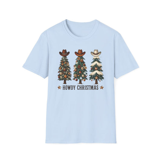 Howdy Christmas Cowboy T-Shirt - funny t-shirt by Cheeky Business