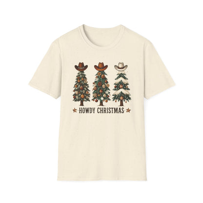 Howdy Christmas Cowboy T-Shirt - funny t-shirt by Cheeky Business