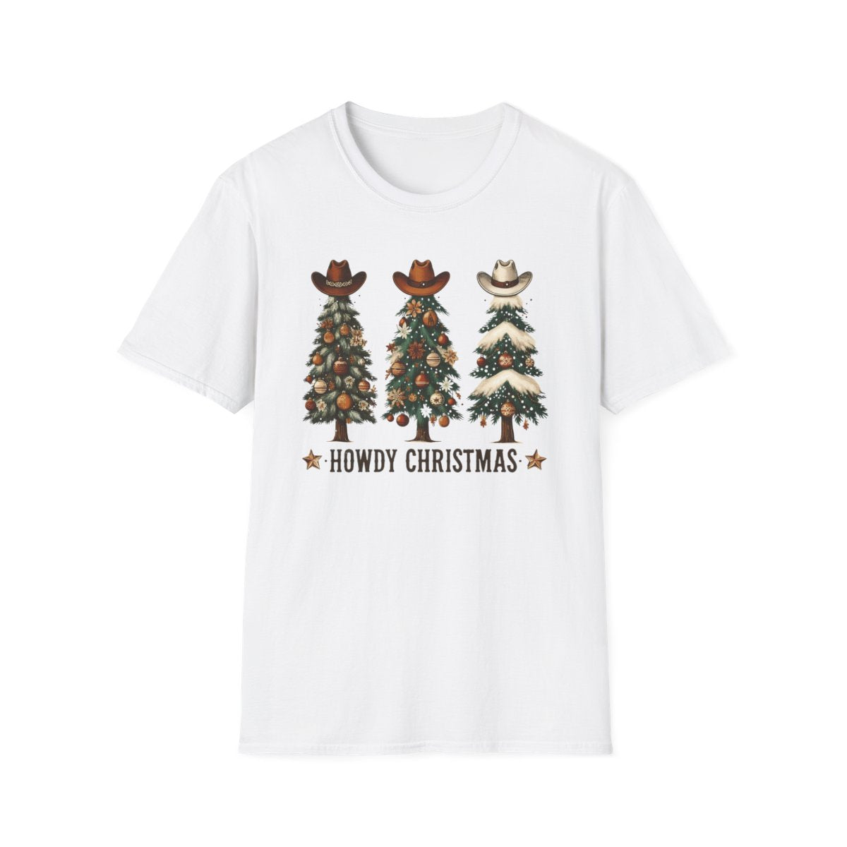 Howdy Christmas Cowboy T-Shirt - funny t-shirt by Cheeky Business
