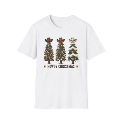 Howdy Christmas Cowboy T-Shirt - funny t-shirt by Cheeky Business