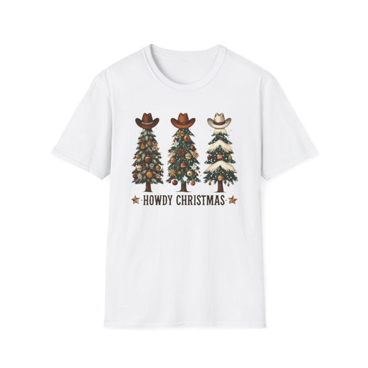 Howdy Christmas Cowboy T-Shirt - funny t-shirt by Cheeky Business