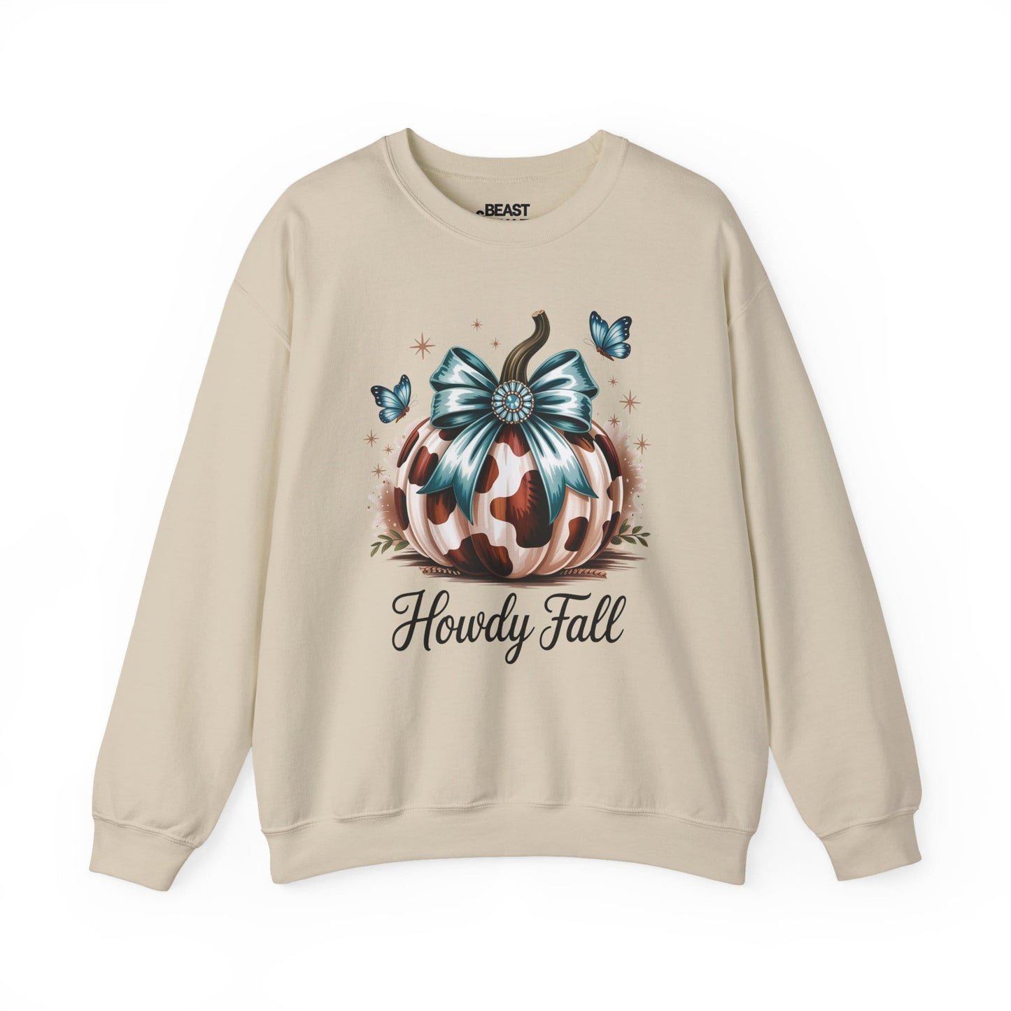 howdy fall western pumpkin sweatshirt sand sweatshirt cowgirl gift idea