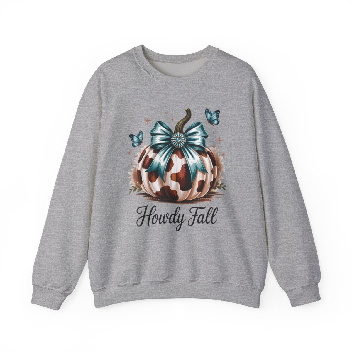 Howdy Fall Western Pumpkin Sweatshirt - funny sweatshirt by Cheeky Business