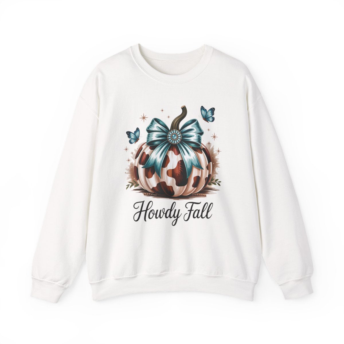 Howdy Fall Western Pumpkin Sweatshirt - funny sweatshirt by Cheeky Business