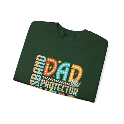 husband dad protector hero sweatshirt sweatshirt Father's Day gift idea image 5