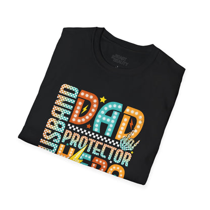 husband dad protector hero t-shirt t-shirt Father's Day gift idea image 6