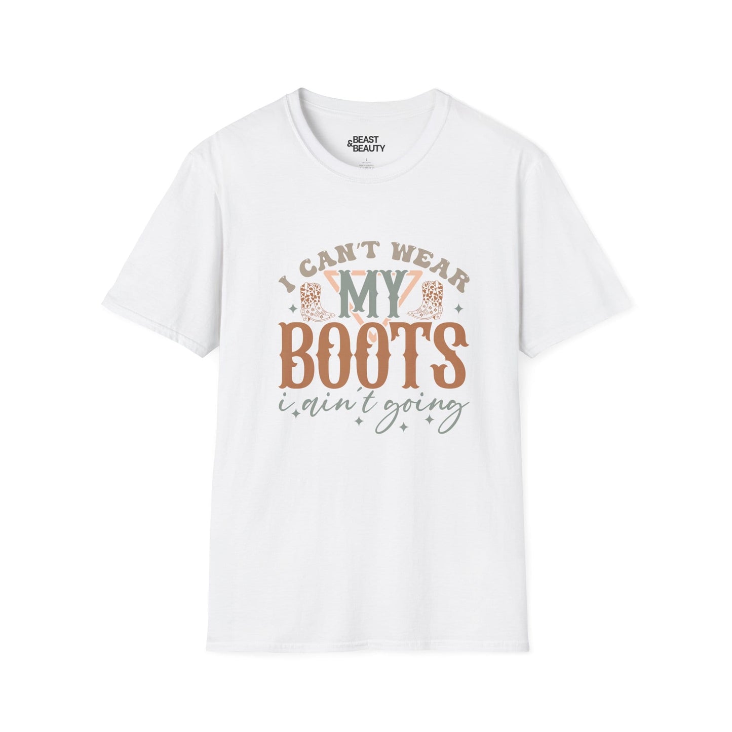 i can't wear my boots i ain't going t-shirt t-shirt second colour product image