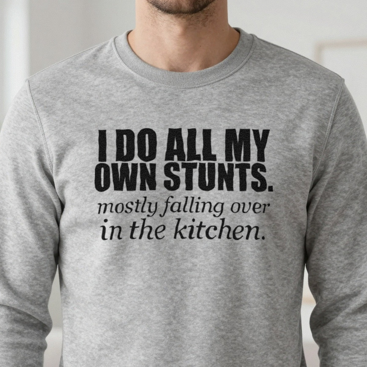 I Do All My Own Stunts Funny T-Shirt & Sweatshirt in another colour