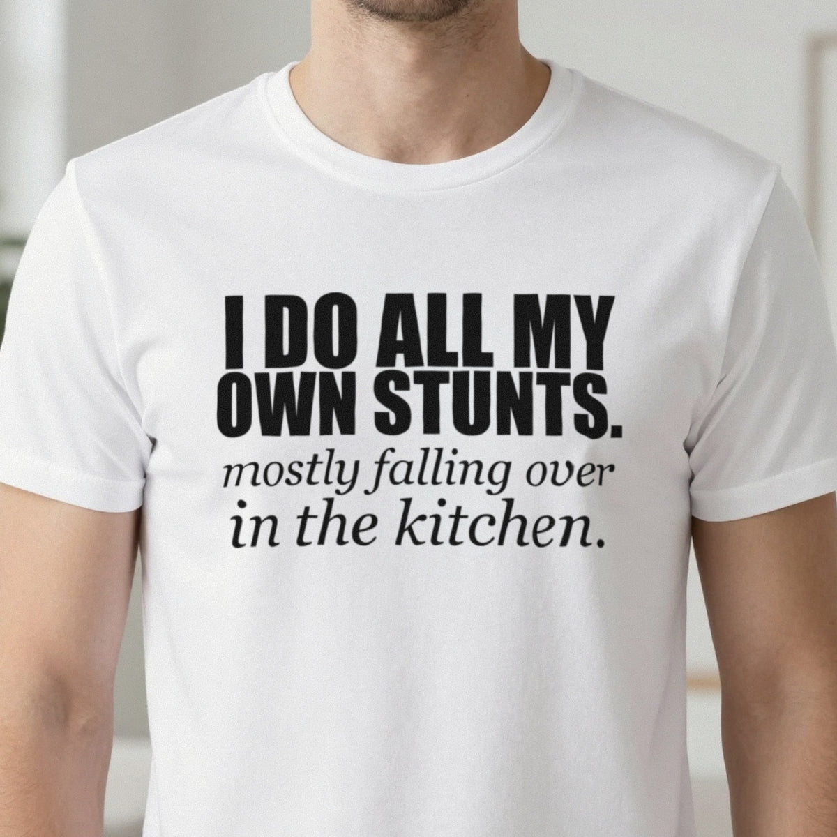 I Do All My Own Stunts Funny T-Shirt & Sweatshirt close-up