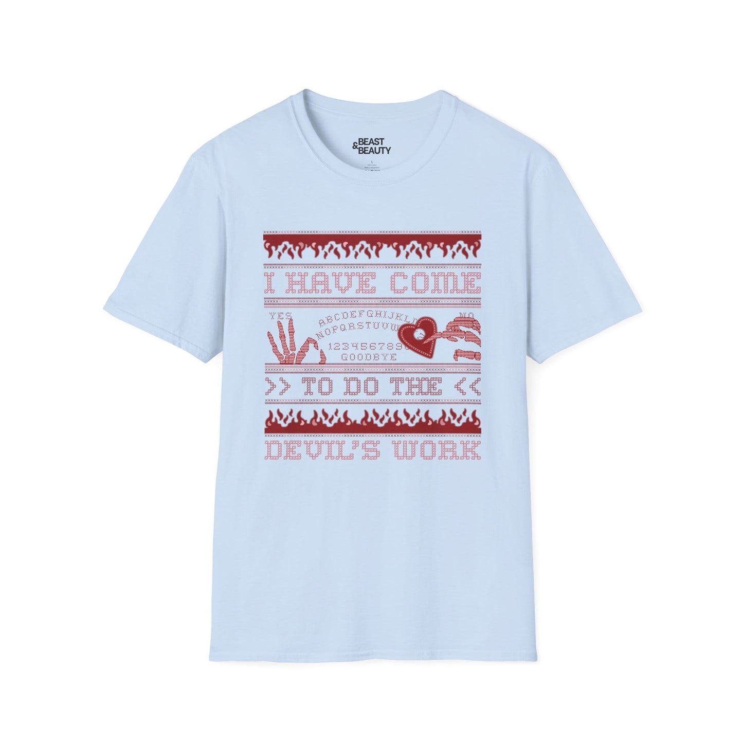 i have come to do the devil's work halloween t-shirt t-shirt alternate colour product image