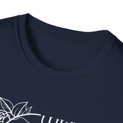 I Like Murder Shows Gothic Skull T-Shirt - funny t-shirt by Cheeky Business