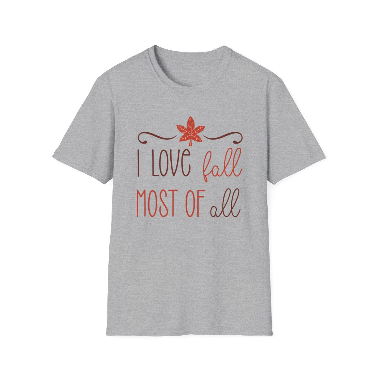 I Love Fall Most Of All T-Shirt - funny t-shirt by Cheeky Business