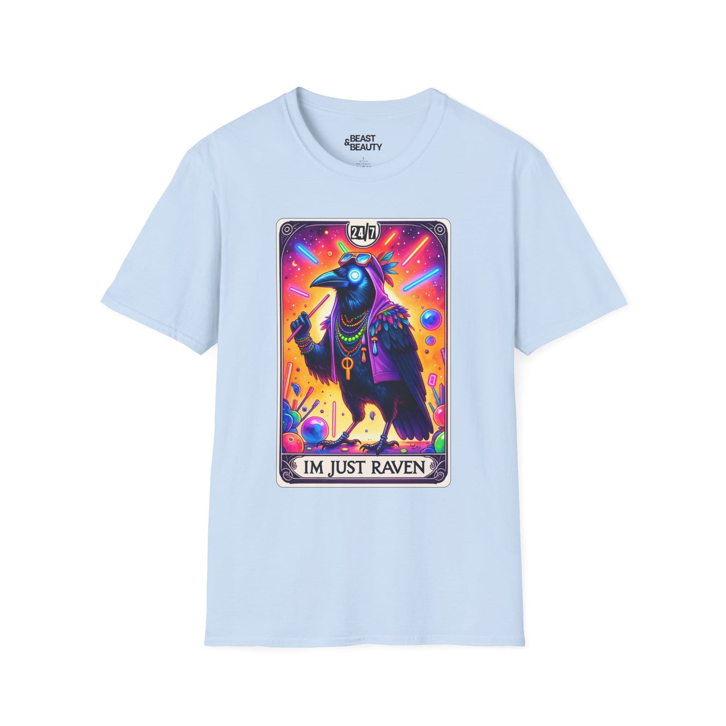 i'm just raven tarot graphic t-shirt t-shirt fifth colour product image