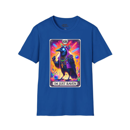 i'm just raven tarot graphic t-shirt t-shirt front product image