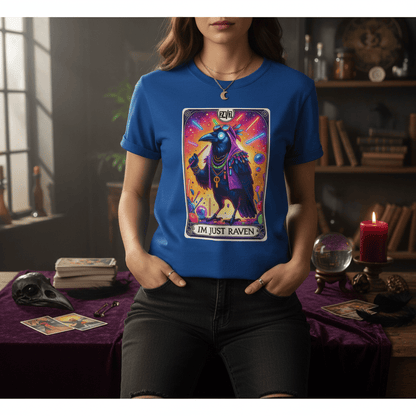 i'm just raven tarot graphic t-shirt t-shirt ninth colour product image