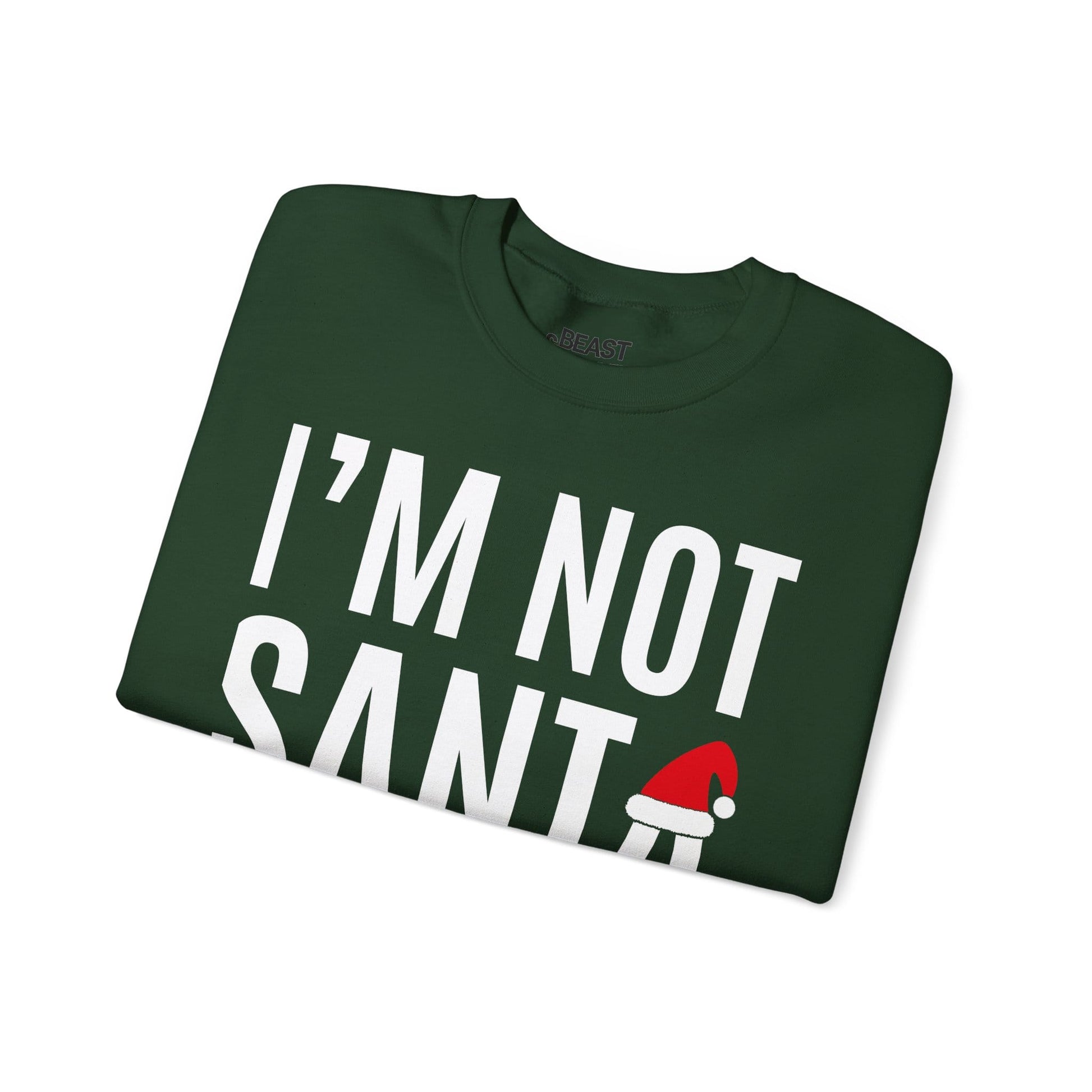 i m not santa funny christmas sweatshirt sweatshirt Christmas gift idea image 6