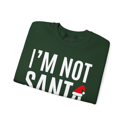 i m not santa funny christmas sweatshirt sweatshirt Christmas gift idea image 6