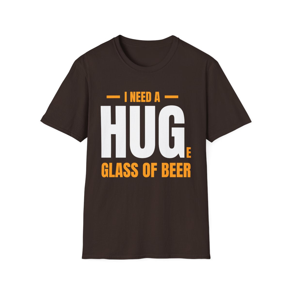 I Need a Huge Glass of Beer Dad T-Shirt - funny t-shirt by Cheeky Business