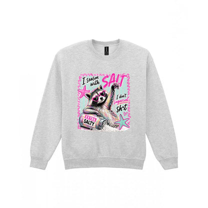 I Season With Salt T-Shirt & Sweatshirt Sweatshirt in Sport Grey