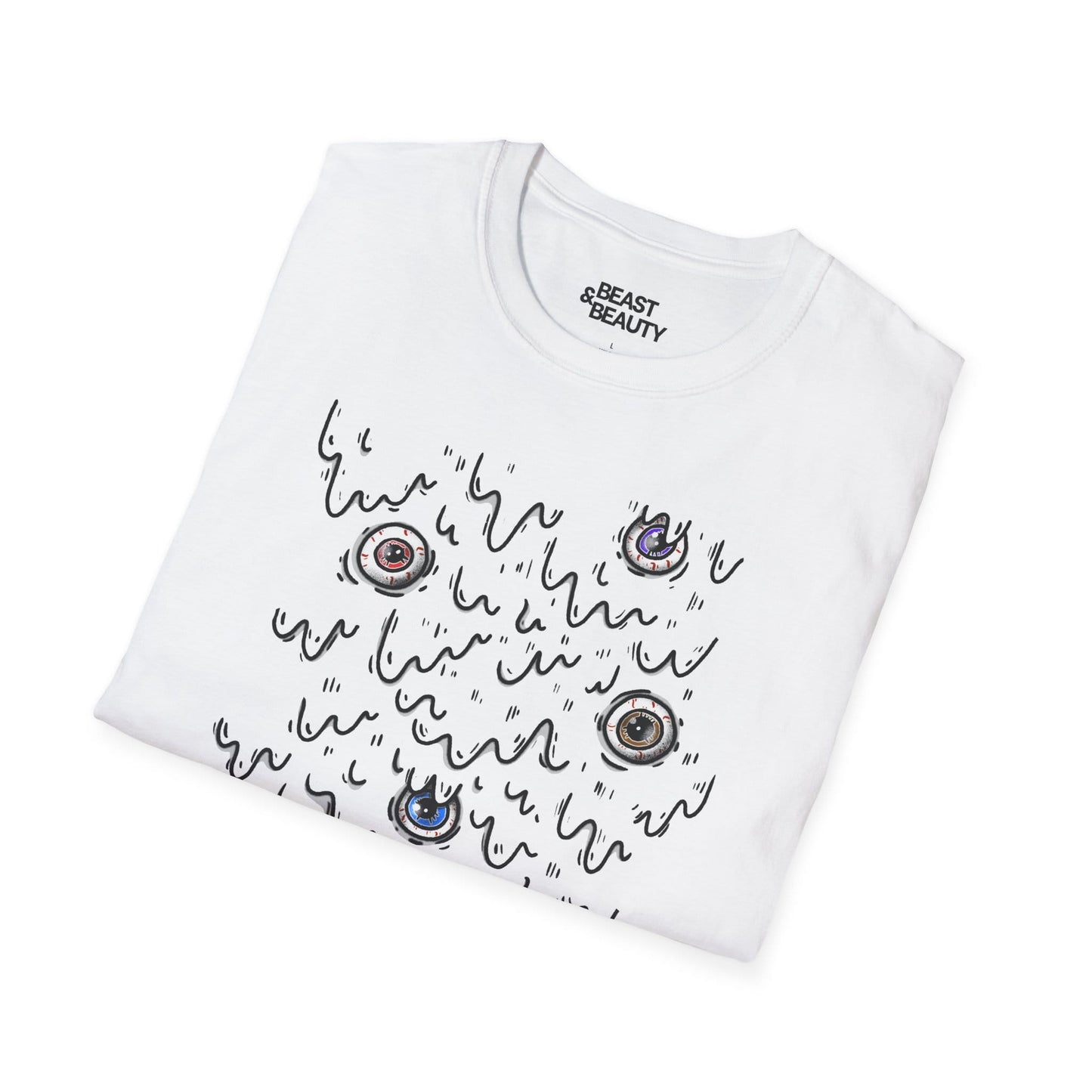 i see you creepy eyes halloween t-shirt t-shirt fifth colour product image
