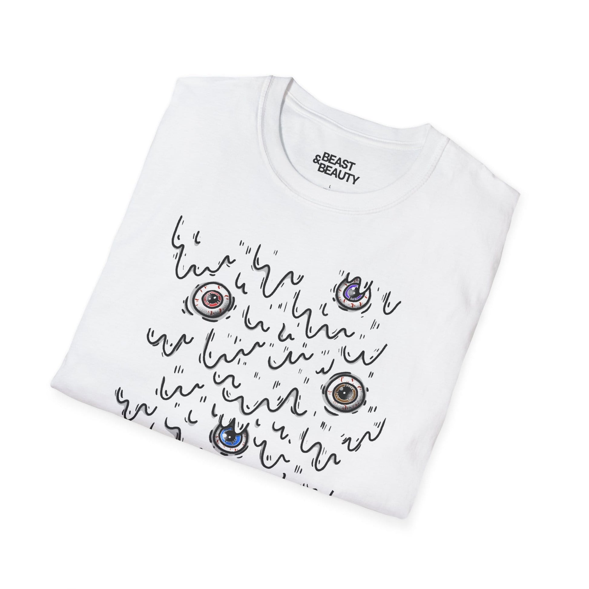 i see you creepy eyes halloween t-shirt t-shirt fifth colour product image